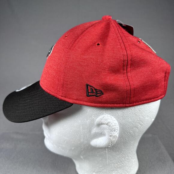 New Era 9FORTY Atlanta Falcons Women Adjustable NFL On Field Sideline Hat Red - Picture 2 of 13